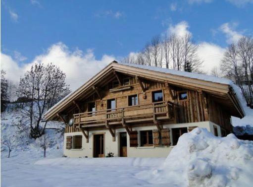 Chez La Fine Bed & Breakfast Les Gets Bagian luar foto